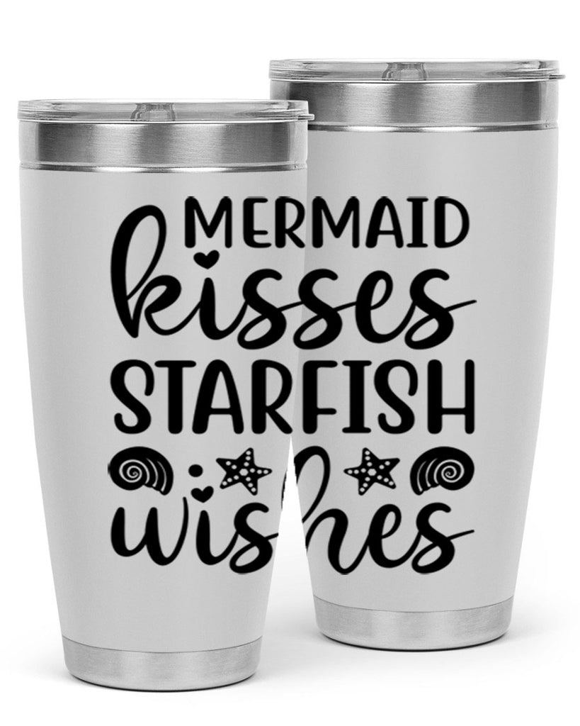 Mermaid kisses starfish wishes 426#- mermaid- Tumbler
