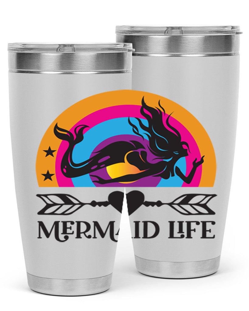 Mermaid life 431#- mermaid- Tumbler