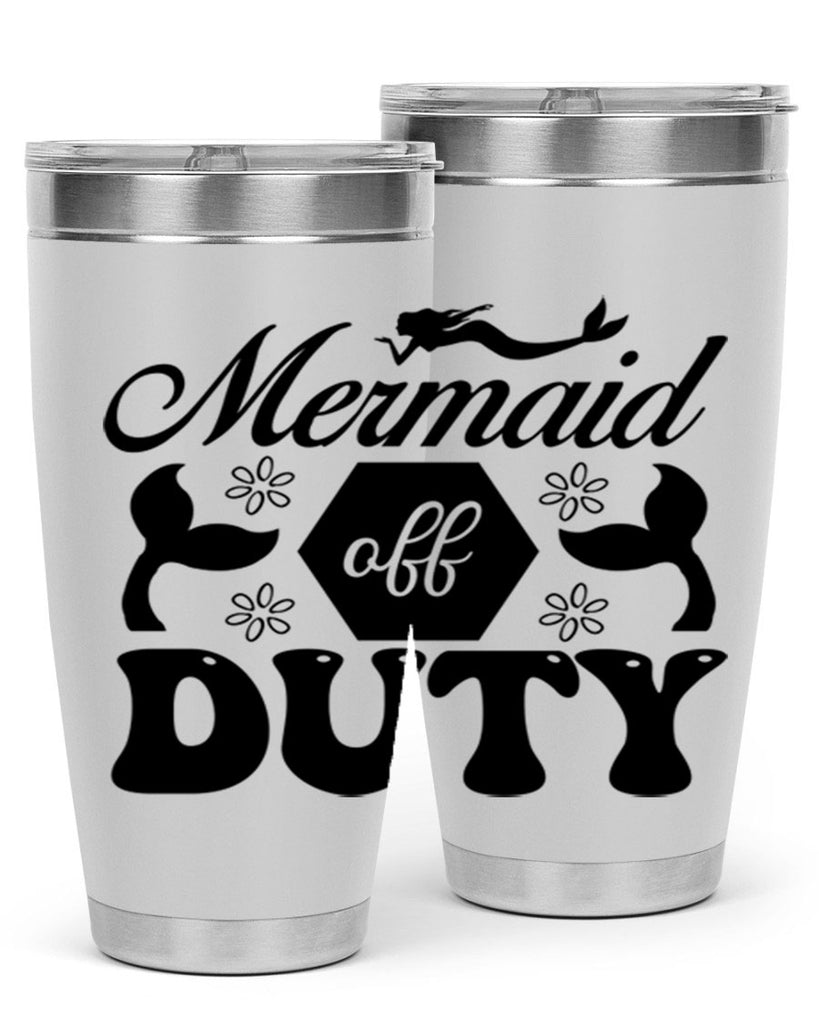 Mermaid off duty 433#- mermaid- Tumbler