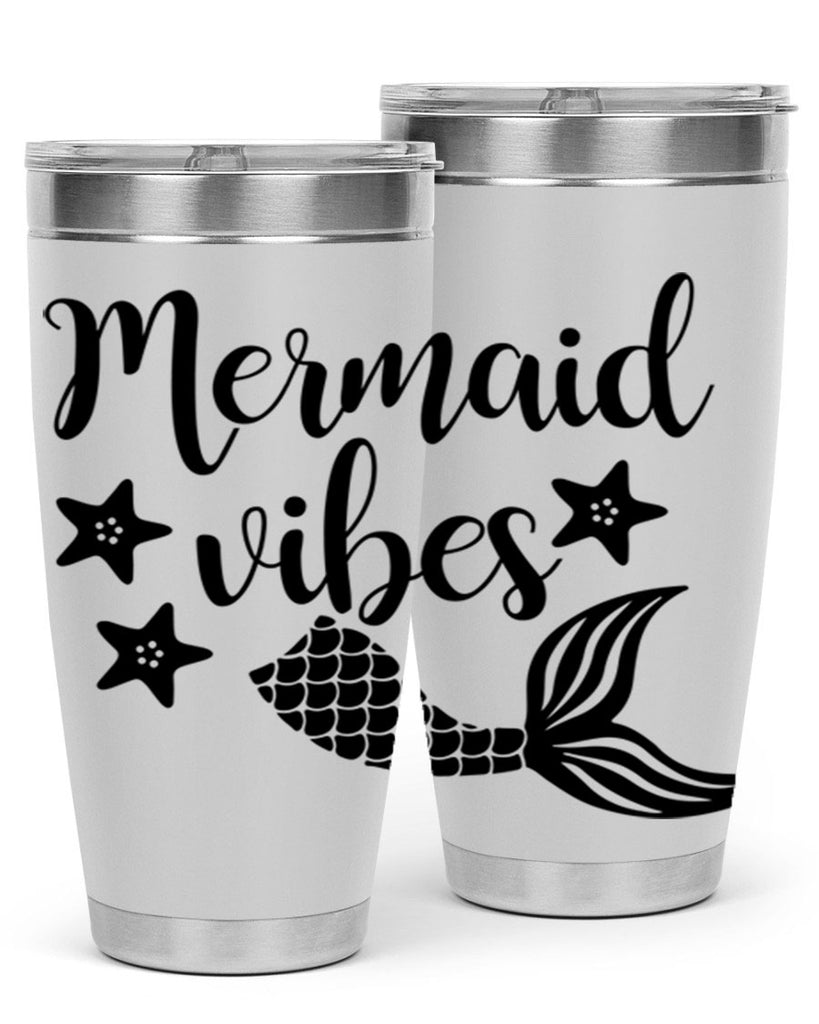 Mermaid vibes 463#- mermaid- Tumbler