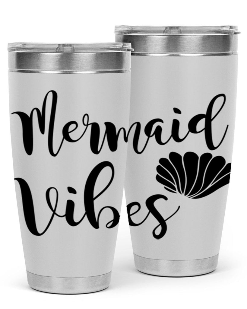 Mermaid vibes 464#- mermaid- Tumbler