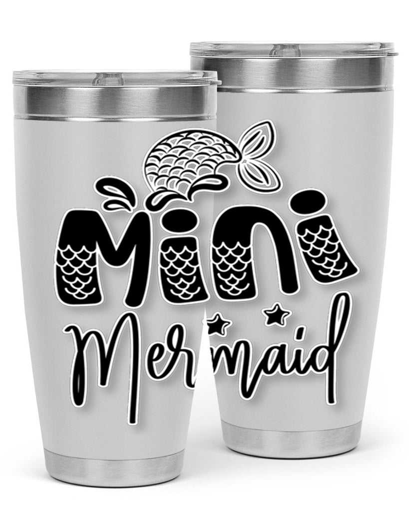 Mini Mermaid 508#- mermaid- Tumbler