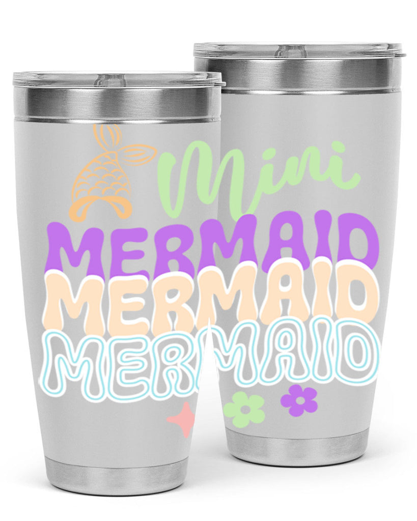 Mini Mermaid 509#- mermaid- Tumbler