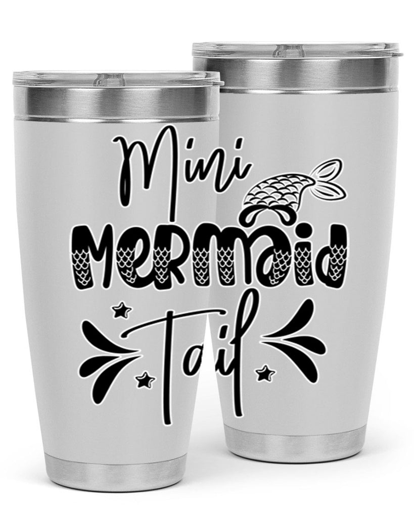 Mini Mermaid Tail 513#- mermaid- Tumbler