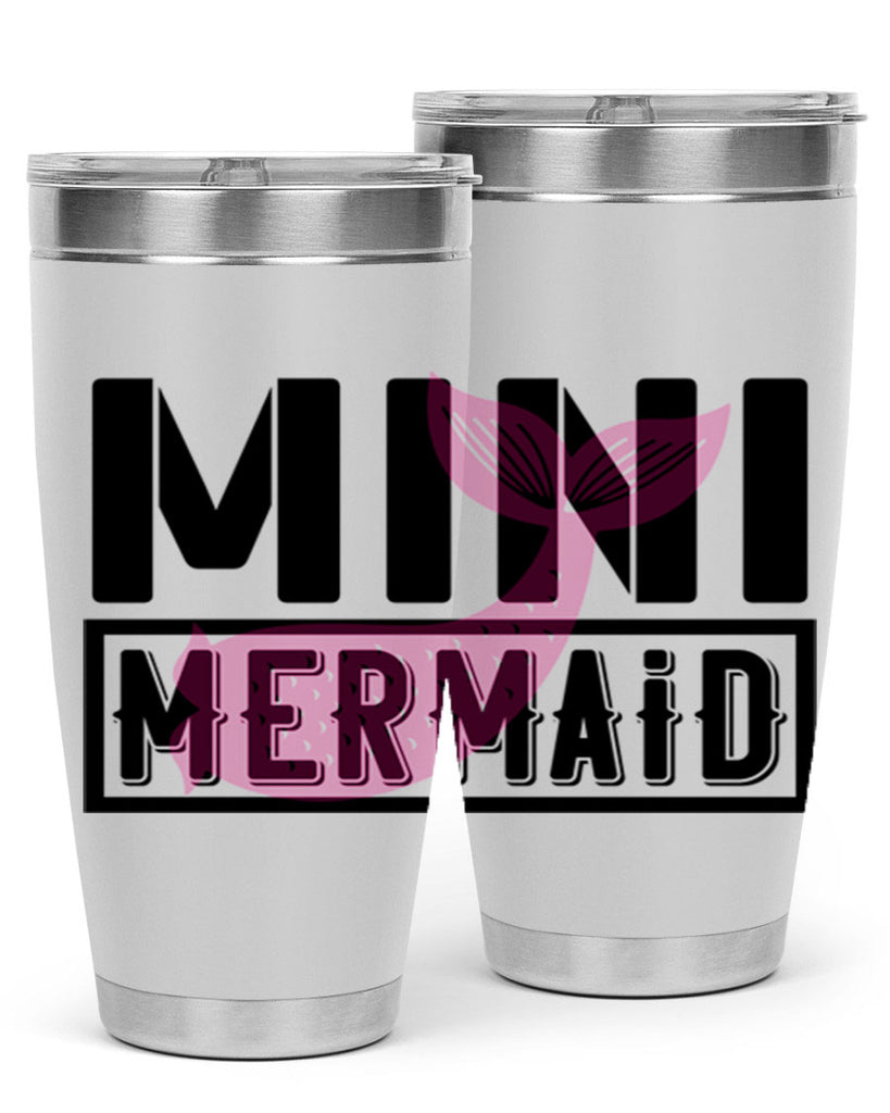 Mini mermaid 504#- mermaid- Tumbler
