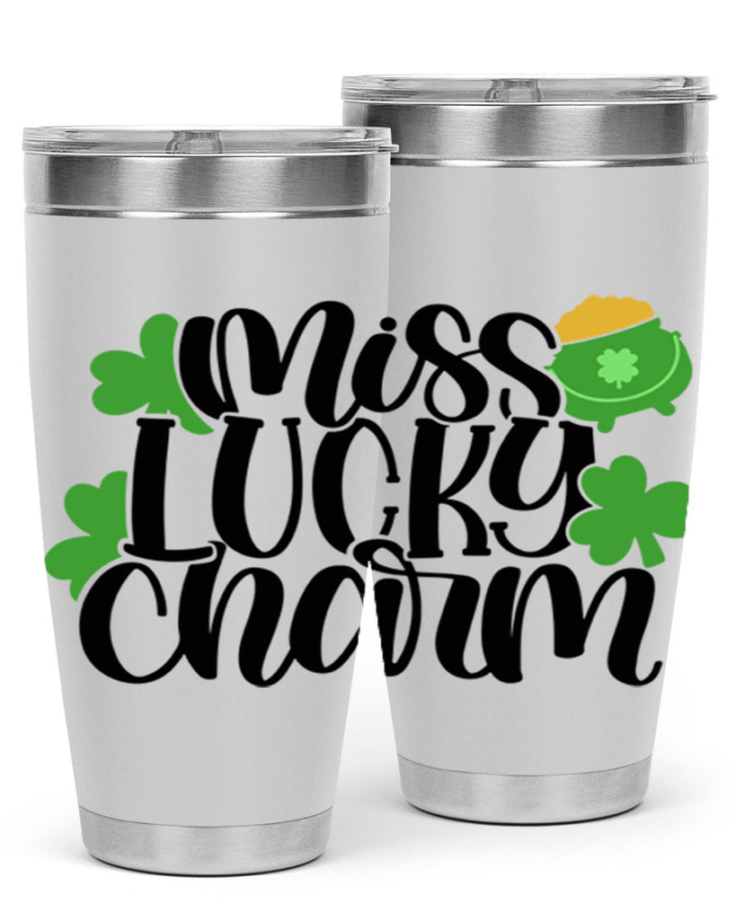Miss Lucky Charm Style 48#- St Patricks Day- Tumbler
