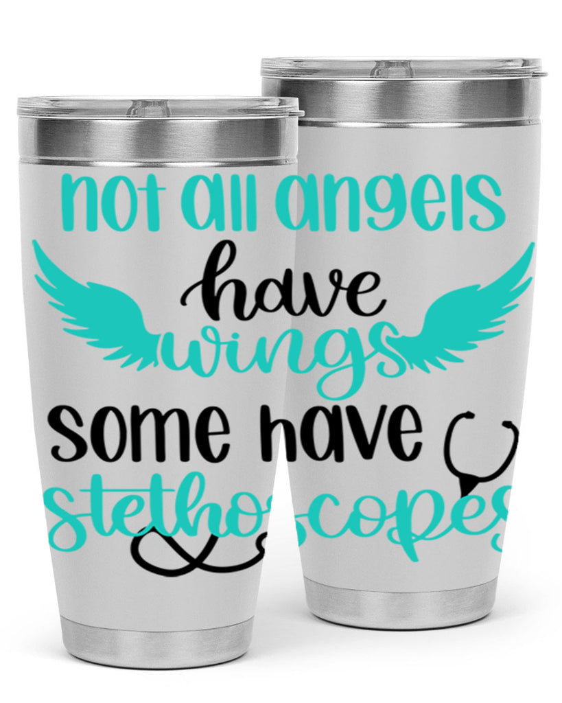 Not All Angels Have Style Style 127#- nurse- tumbler