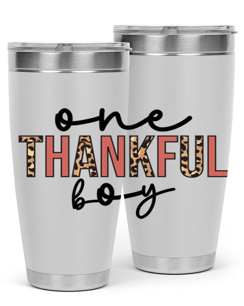 One thankful boy 462#- fall- Tumbler