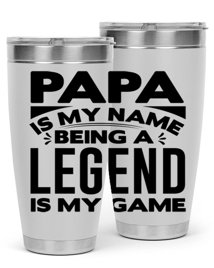 Papa 125#- grandpa - papa- Tumbler