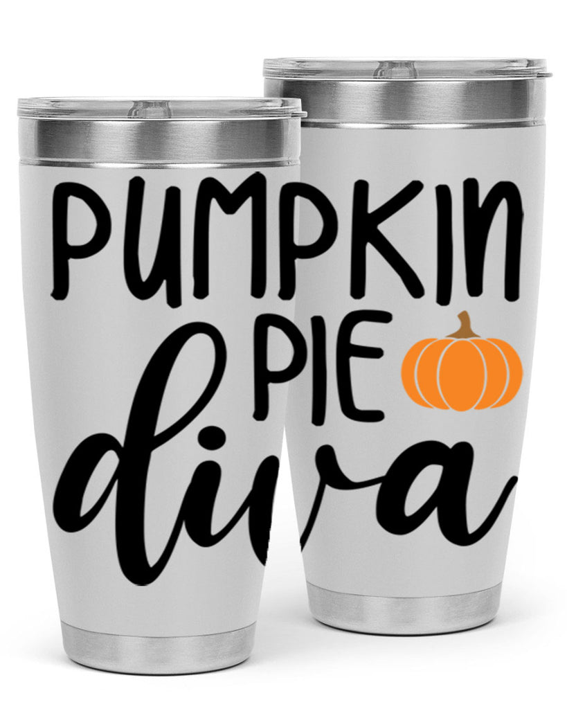 Pumpkin Pie Diva 532#- fall- Tumbler