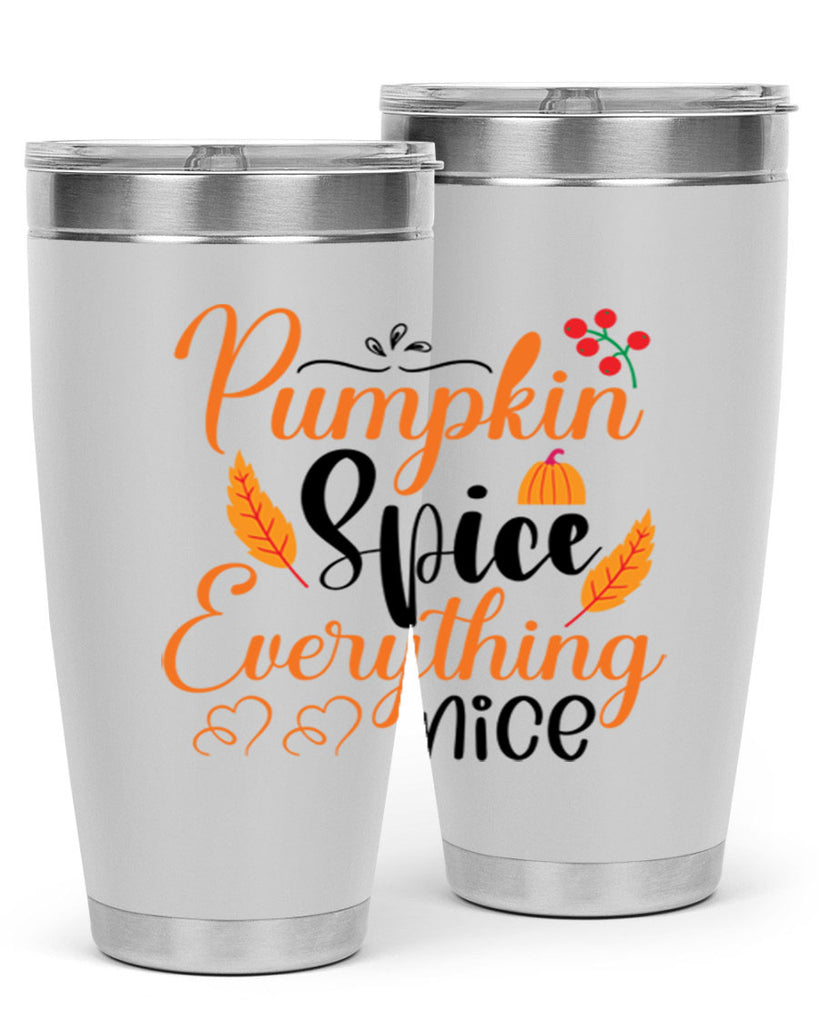 Pumpkin Spice Everything Nice 543#- fall- Tumbler