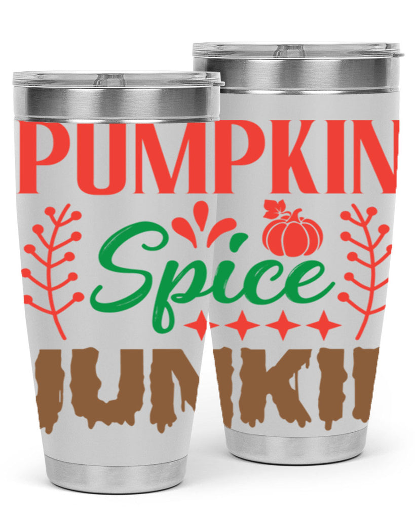 Pumpkin Spice Junkie 547#- fall- Tumbler