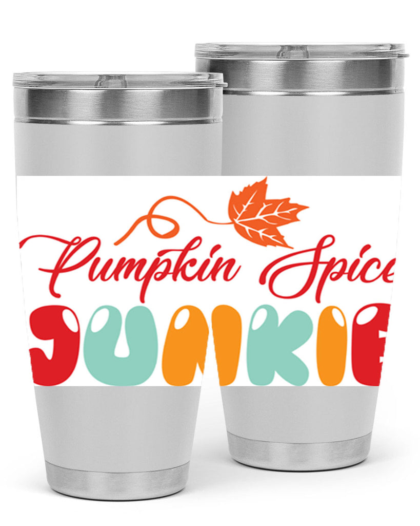 PumpkinSpiceJunkiedesign 569#- fall- Tumbler
