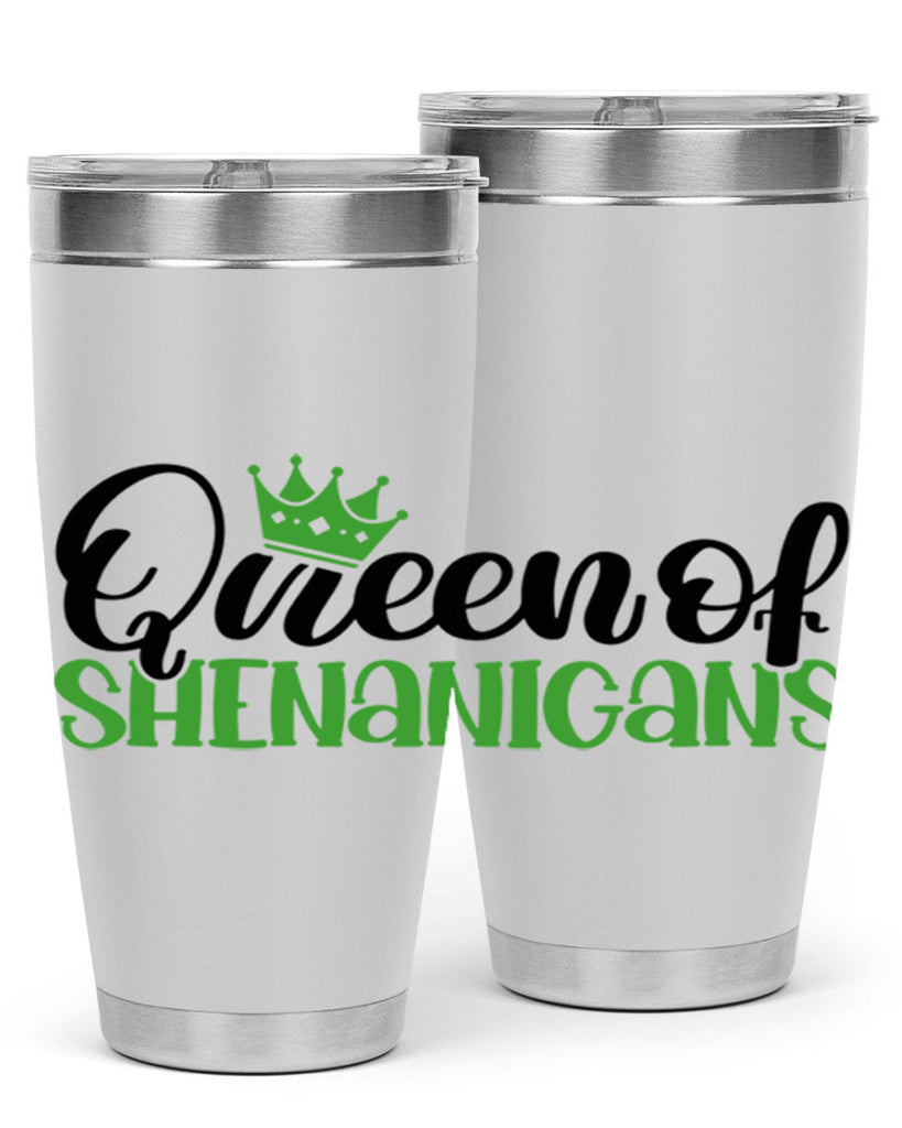 Queen Of Shenanigans Style 36#- St Patricks Day- Tumbler