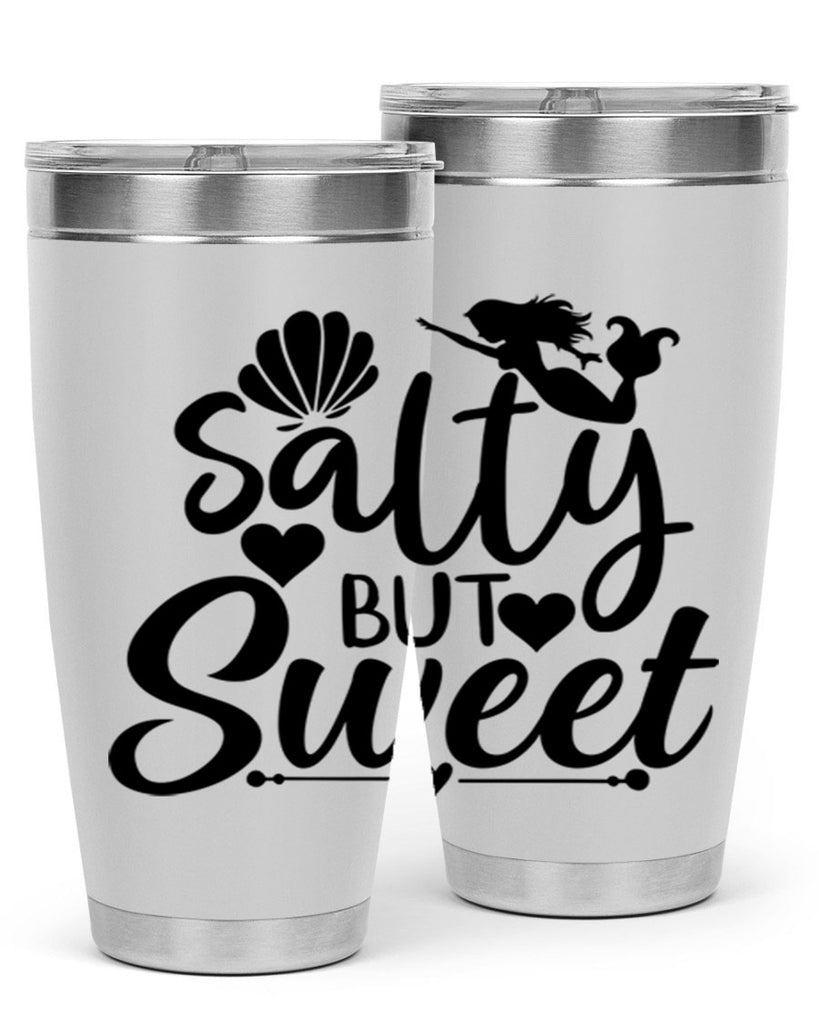 Salty But Sweet 564#- mermaid- Tumbler