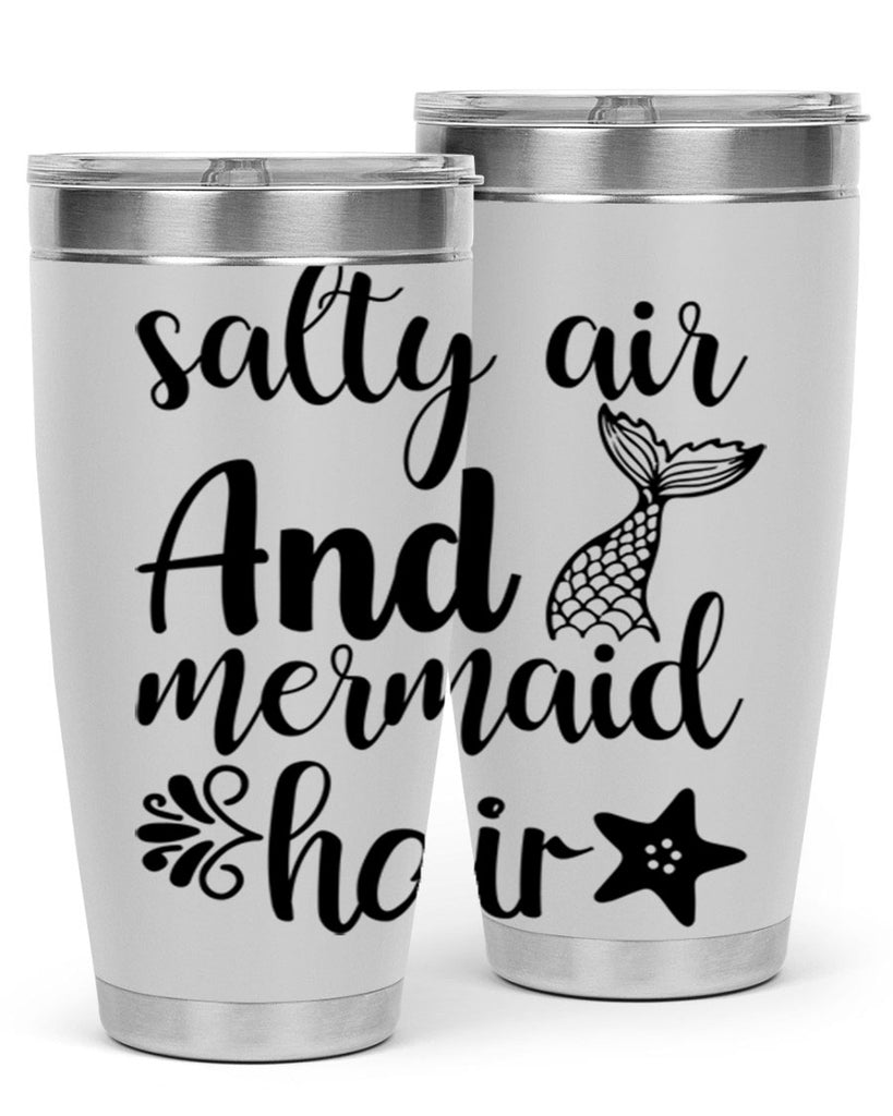 Salty air and mermaid hair 568#- mermaid- Tumbler