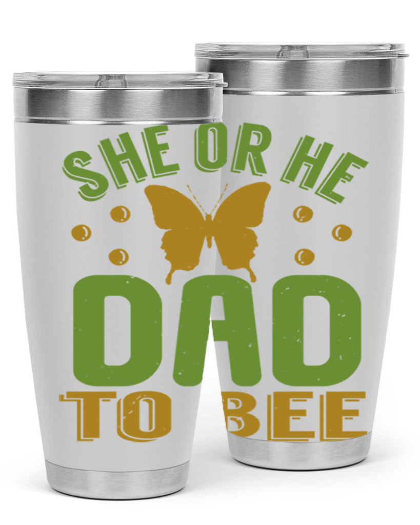 She or He Dad to bee Style 172#- baby- tumbler