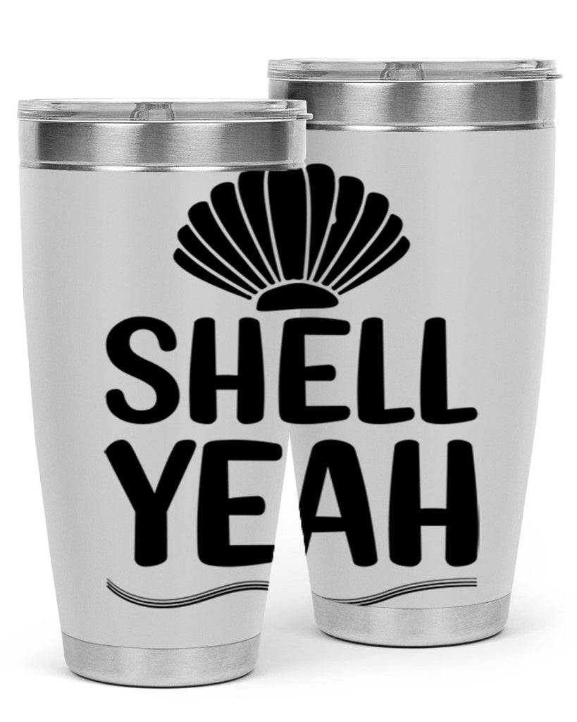 Shell yeah 597#- mermaid- Tumbler