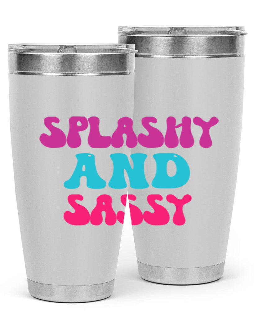 Splashy And Sassy 622#- mermaid- Tumbler