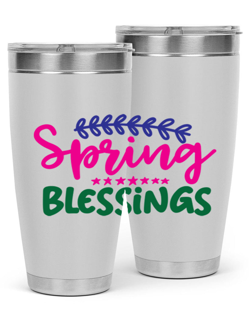 Spring Blessings 419#- spring- Tumbler