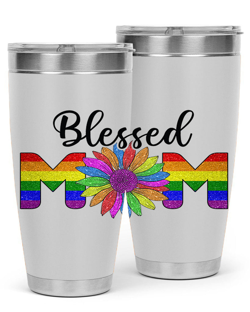 Sunflower Lgbt Blessed Mom  51#- lgbt- Tumbler