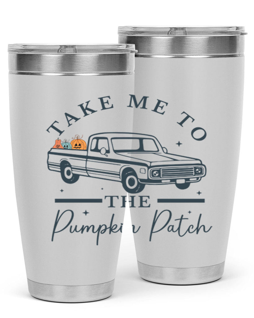 Take Me To The Pumpkin Patch 593#- fall- Tumbler