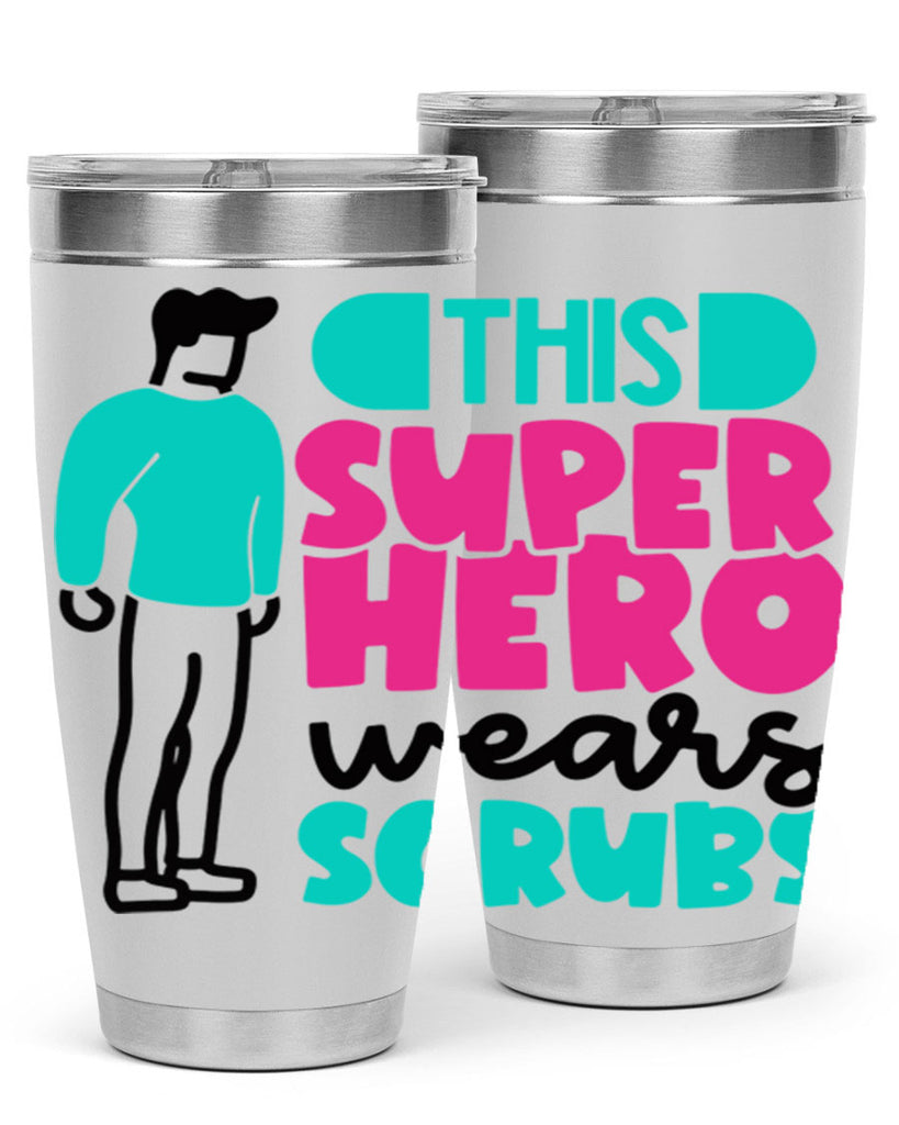 This Superhero Wears Scrubs Style Style 19#- nurse- tumbler