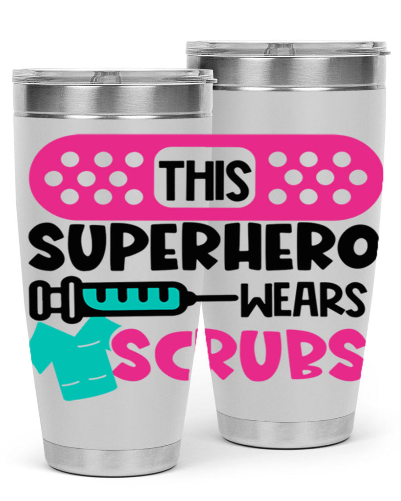 This Superhero Wears Scrubs Style Style 20#- nurse- tumbler