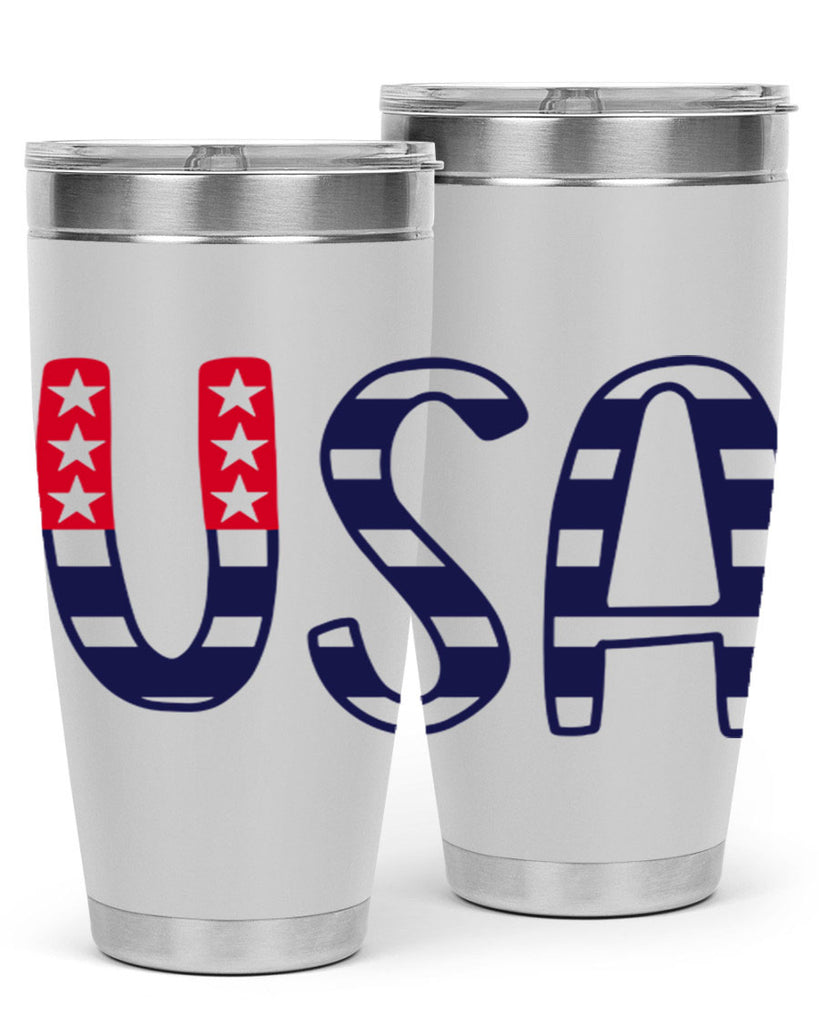 USA Style 184#- Fourt Of July- Tumbler