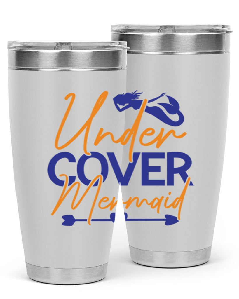 Under Cover Mermaid 636#- mermaid- Tumbler