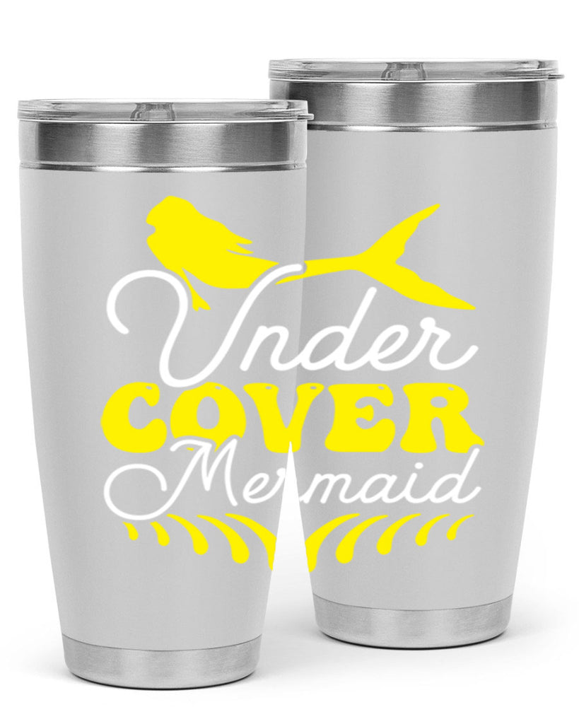 Under Cover Mermaid 637#- mermaid- Tumbler