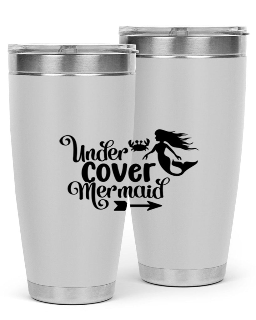 Under Cover Mermaid 641#- mermaid- Tumbler