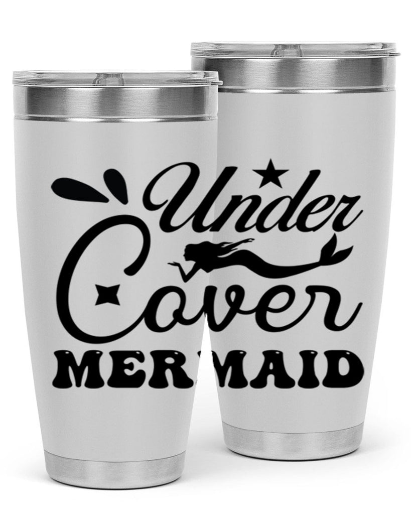 Under cover mermaid 646#- mermaid- Tumbler