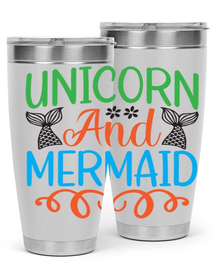 Unicorn And Mermaid 659#- mermaid- Tumbler