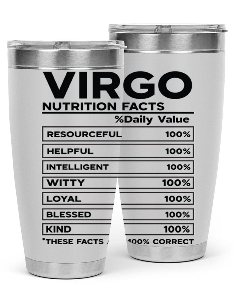 Virgo Nutrition Facts 530#- zodiac- Tumbler