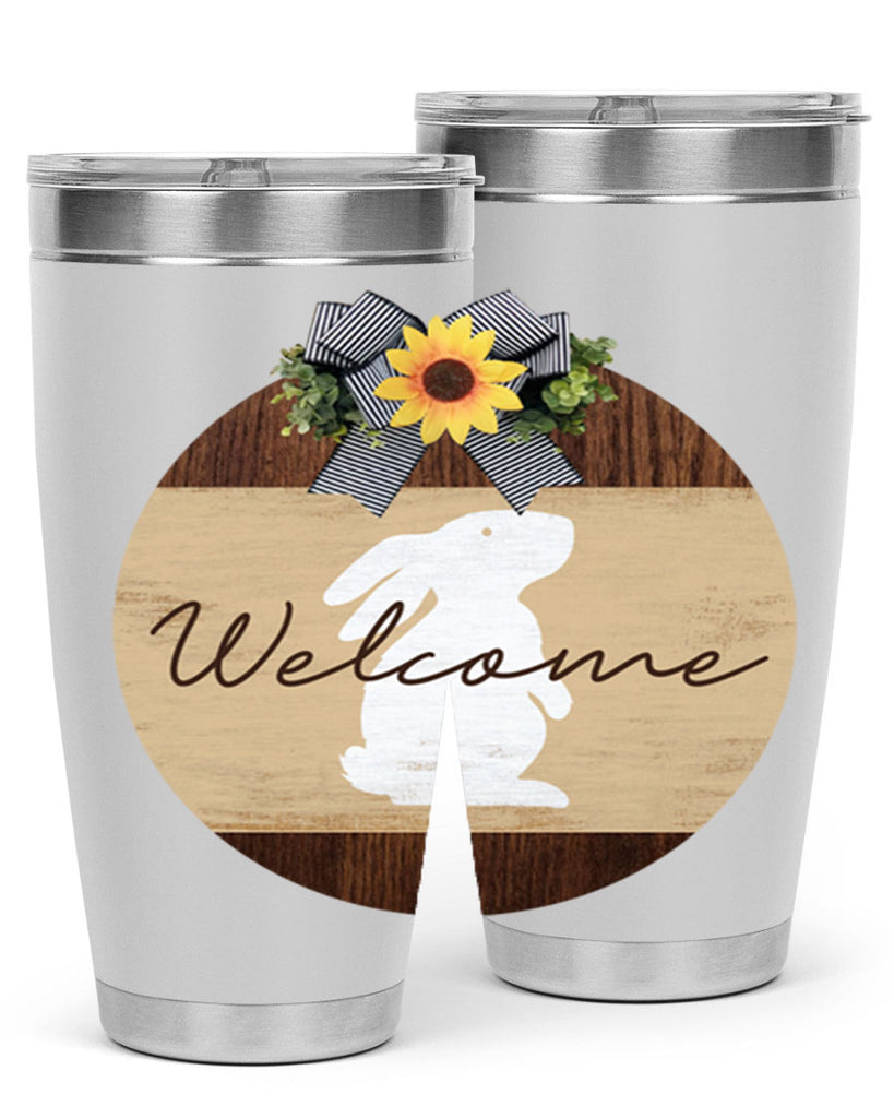 Welcome Bunny Mockup568#- spring- Tumbler