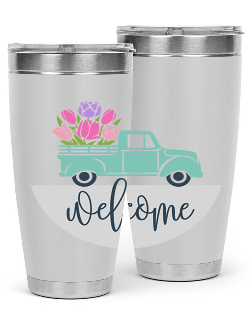 Welcome spring truck579#- spring- Tumbler