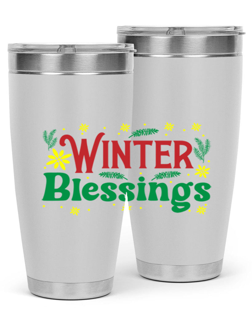 Winter Blessings 548#- winter- Tumbler