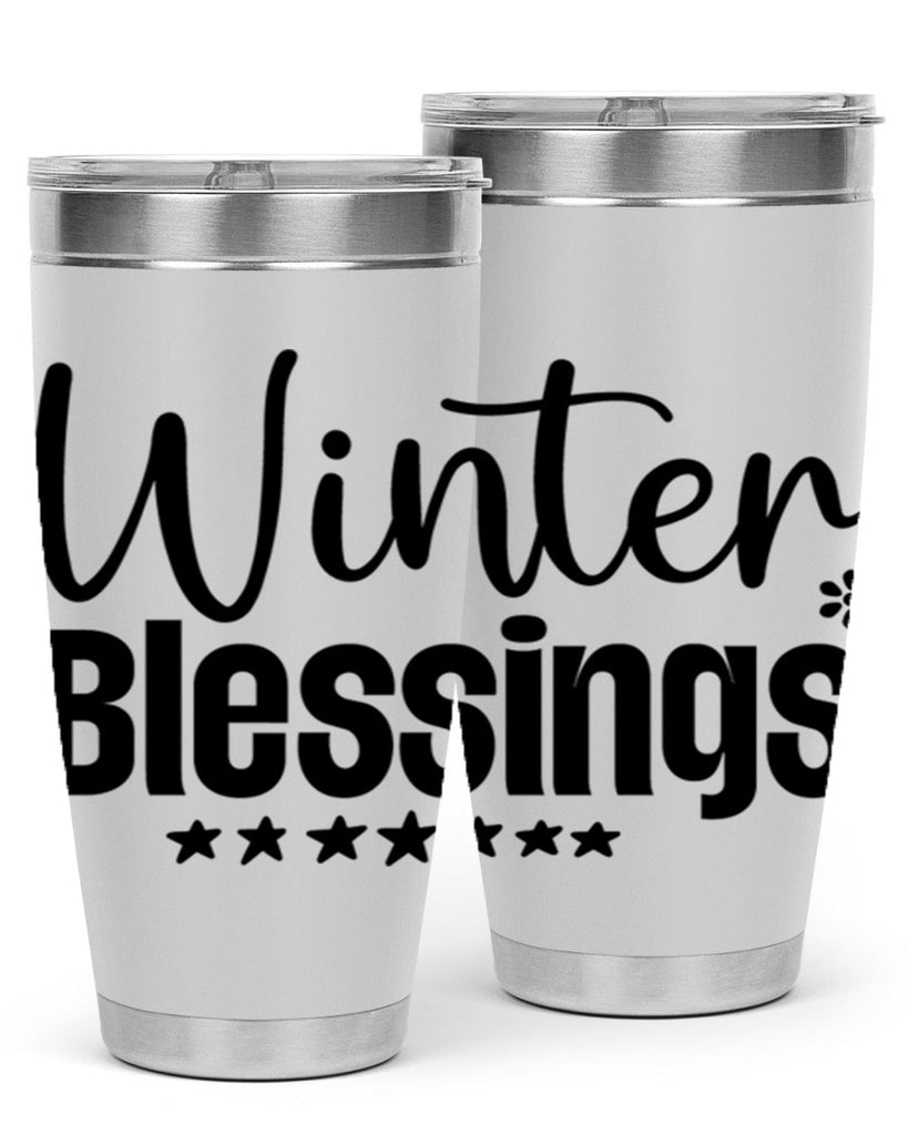 Winter Blessings497#- winter- Tumbler