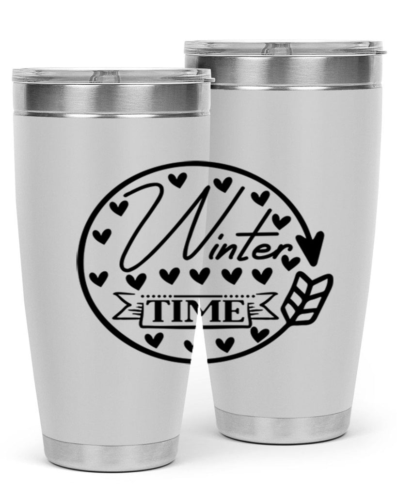 Winter Time 527#- winter- Tumbler