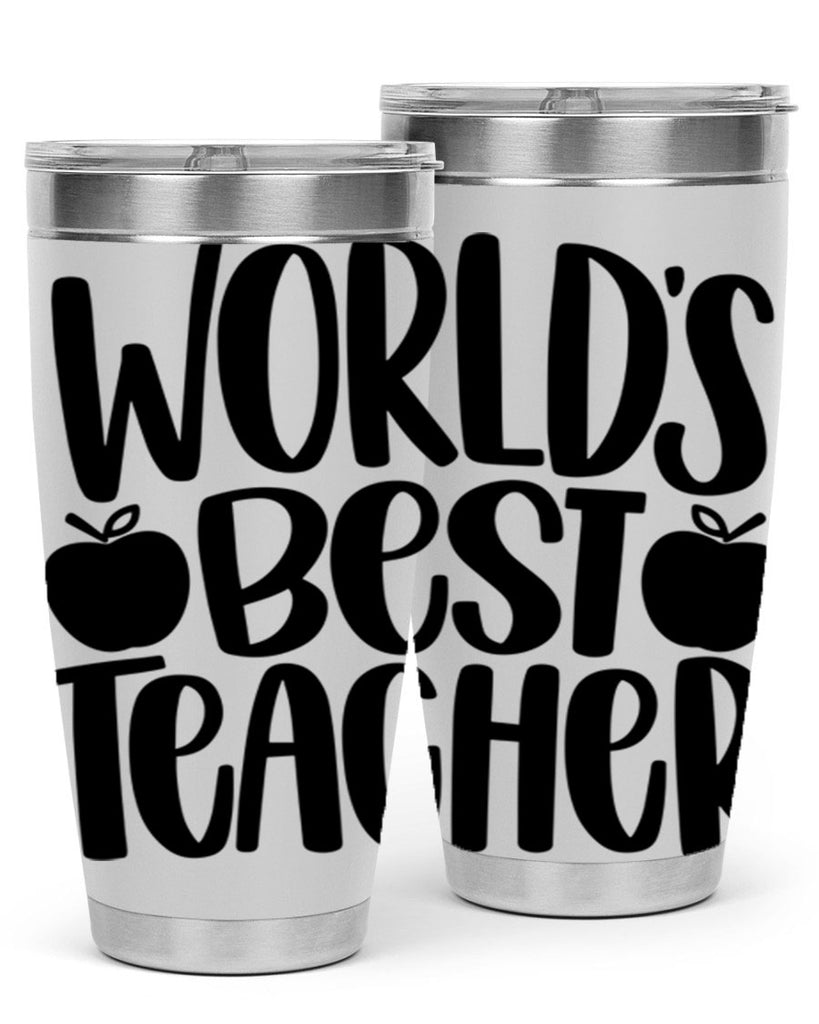 Worlds Best Teacher Style 28#- teacher- tumbler