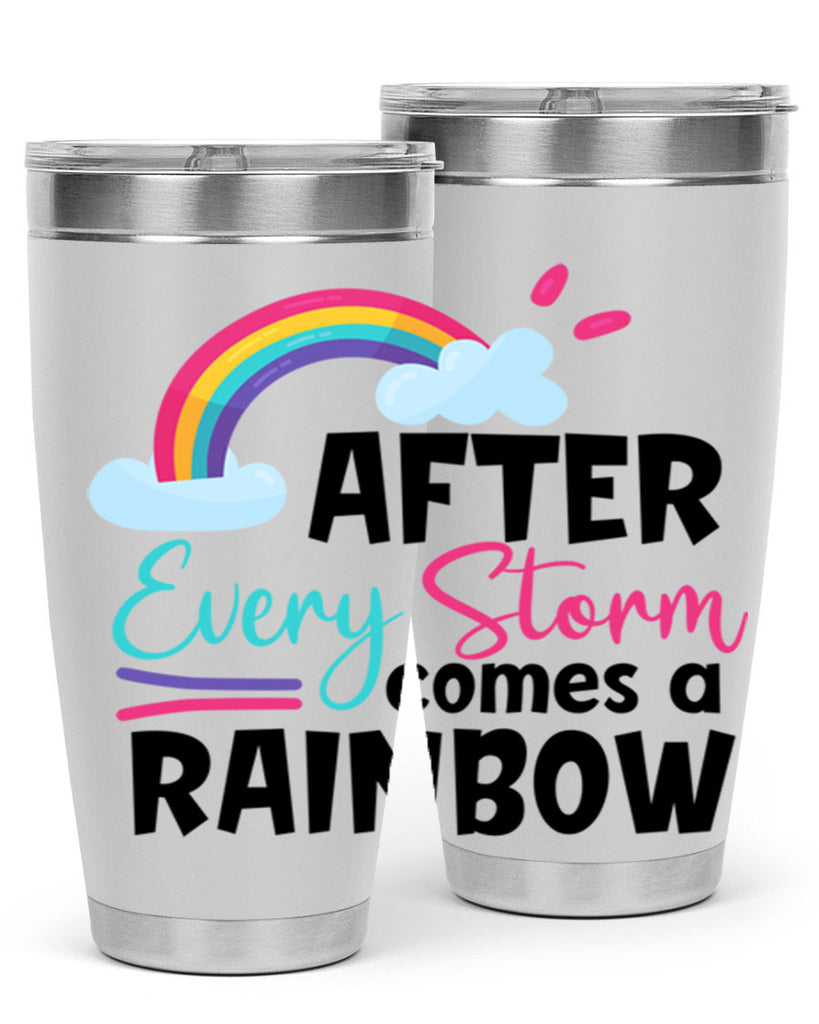 after every storm comes a rainbow Style 291#- baby- tumbler