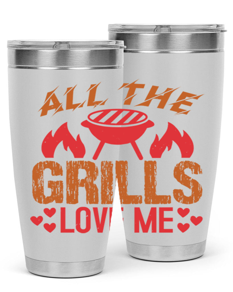 all the grills love me 50#- bbq- Tumbler