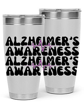 alzheimer s awareness 5#- alzheimers- Tumbler