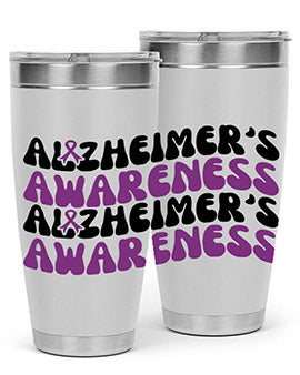 alzheimers awareness 114#- alzheimers- Tumbler