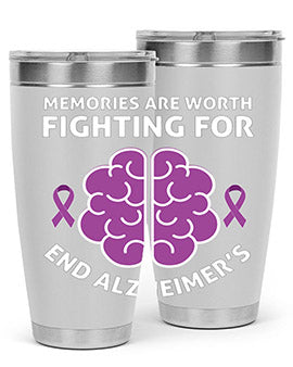 alzheimers awareness style 34#- alzheimers- Tumbler