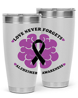 alzheimers awareness style 95#- alzheimers- Tumbler