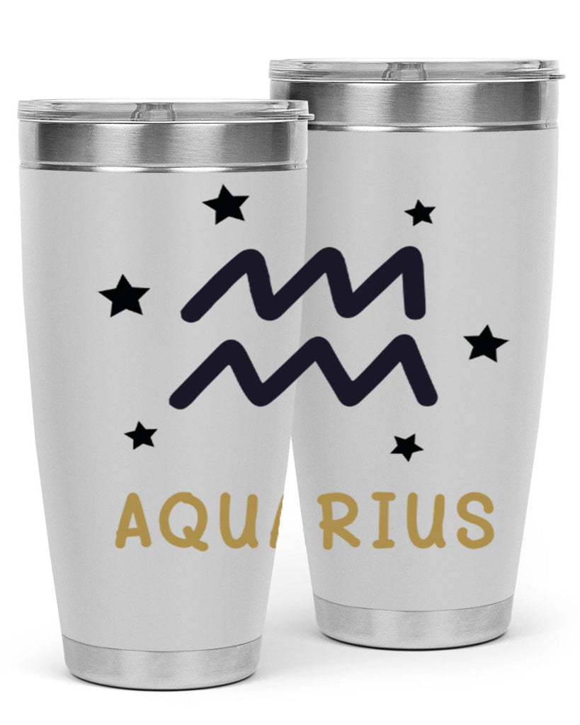 aquarius 83#- zodiac- Tumbler