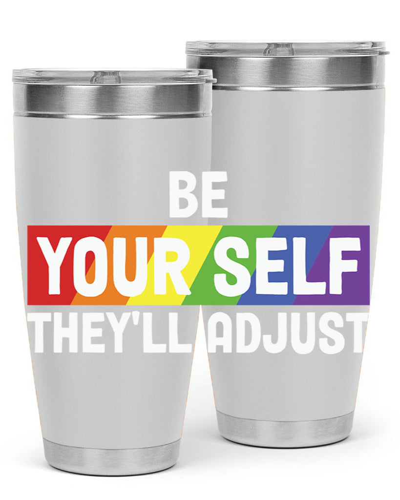 be yourself theyll adjust rainbow lgbt 160#- lgbt- Tumbler
