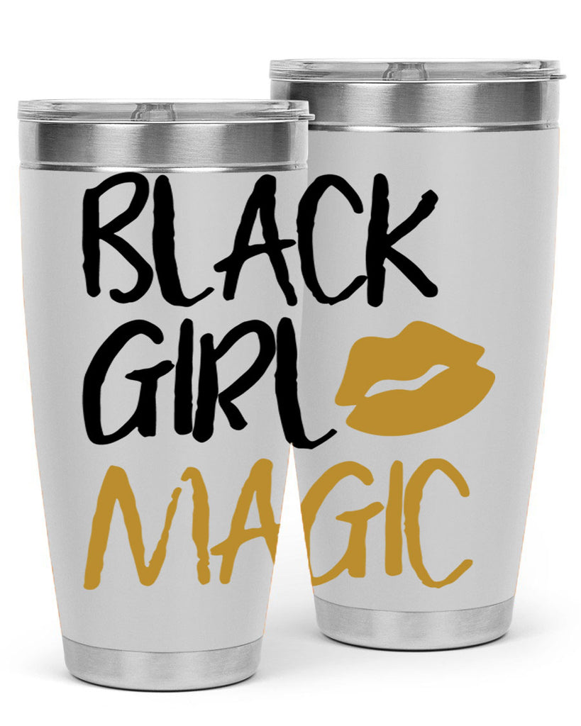 black girl magic lips cocoandbanana 245#- black words phrases- Cotton Tank